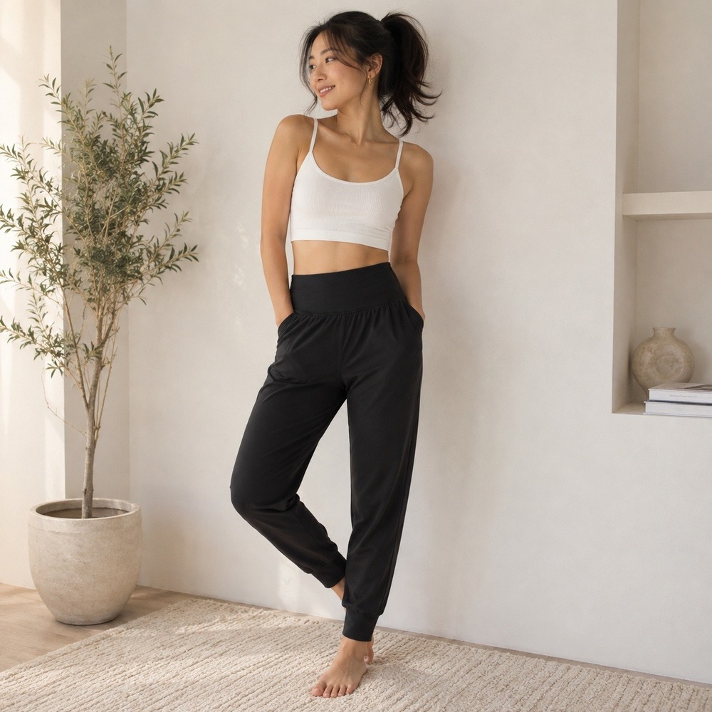NWT DSG Women High Rise Jogger XS Black Momentum Activewear Athleisure Gorpcore
